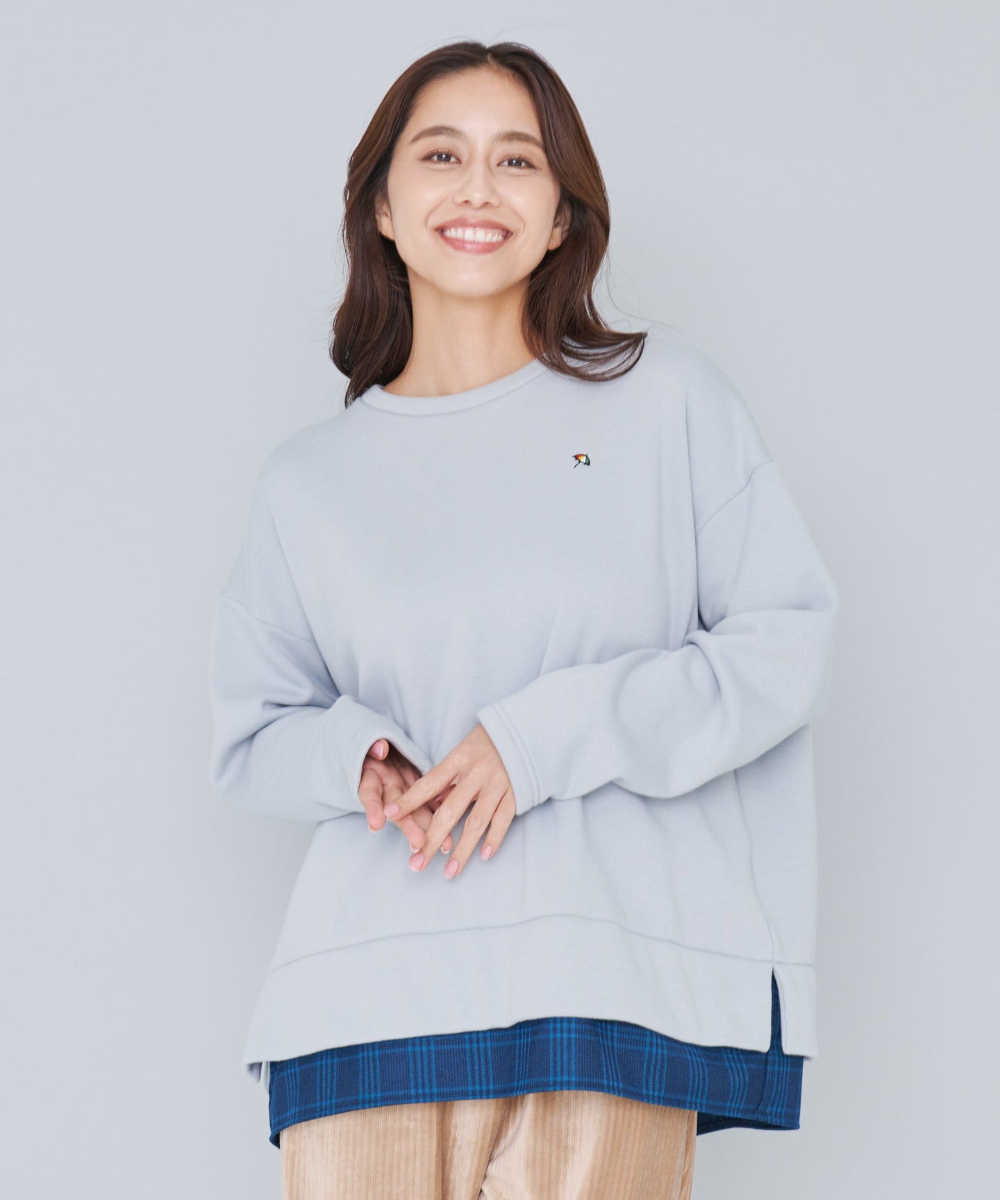 Arnold Palmer 【残り1点】バックリボン チェック ドッキングチュニック